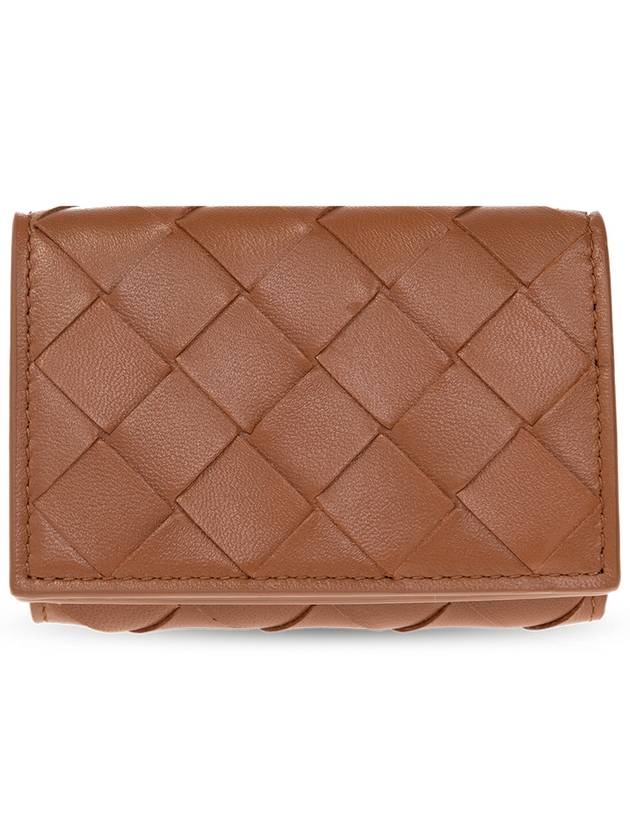 Bottega Veneta Intrecciato Tiny Tri-Fold Wallet 751156