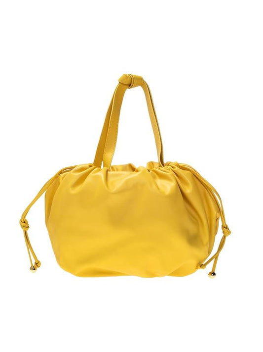 Bottega Veneta Bulb Medium Leather Shoulder Bag Yellow