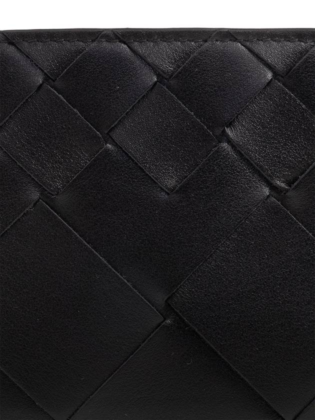 Bottega Veneta Intrecciato Card Wallet Black