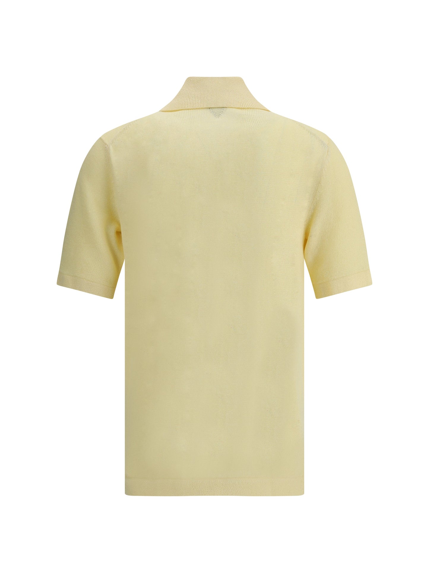Bottega Veneta Men Linen Polo Shirt