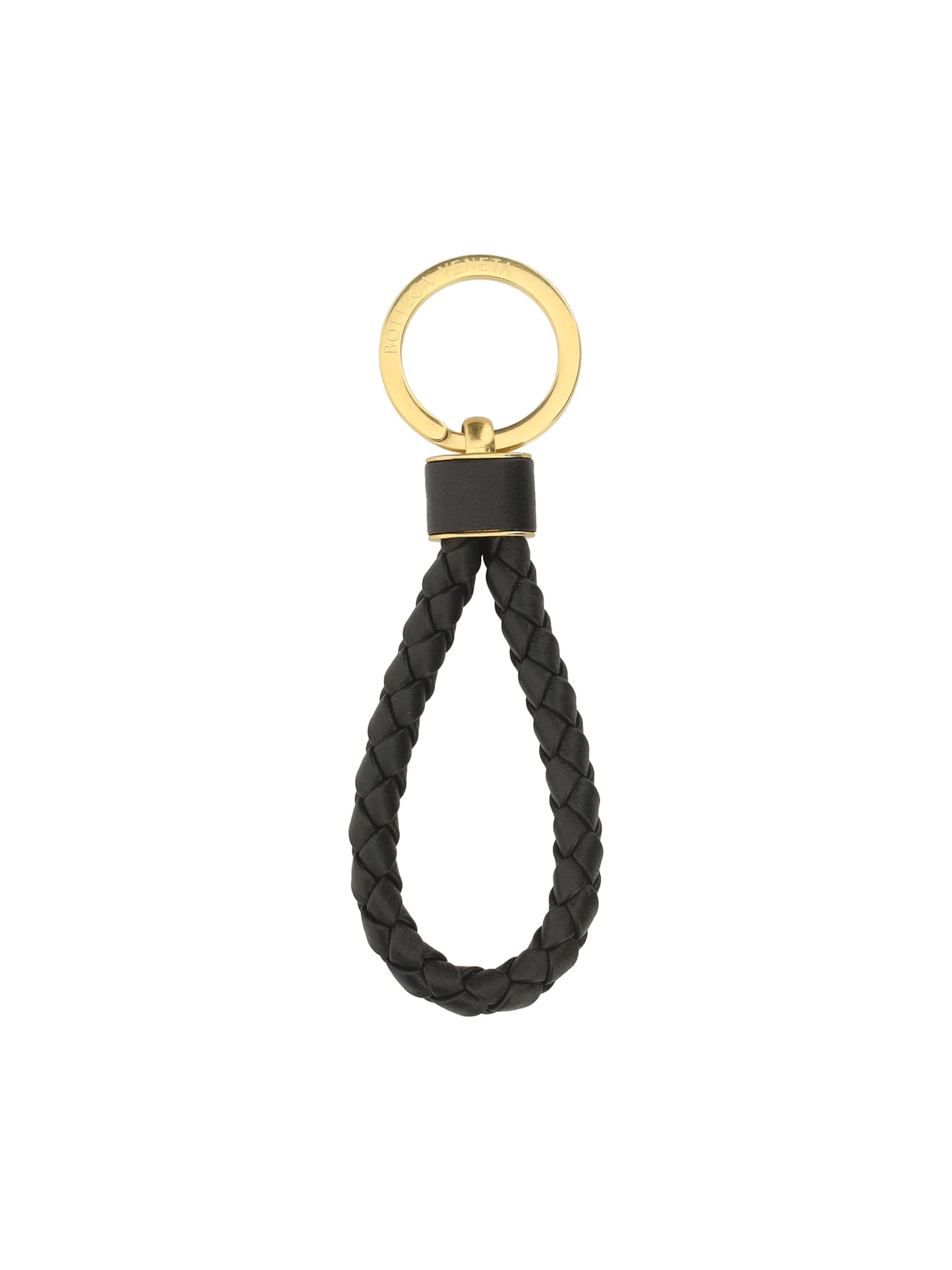 Bottega Veneta Women Woven Leather Key Ring