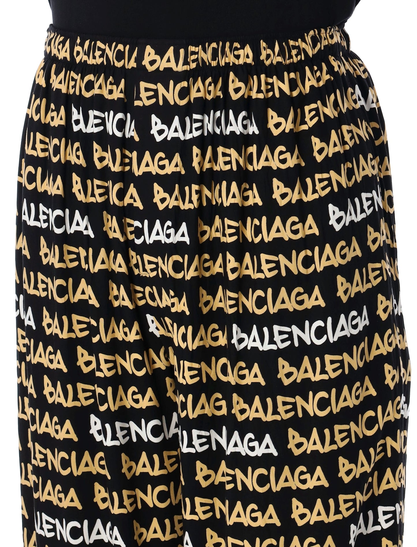 BALENCIAGA Allover Logo Oversized Pants - Size 48