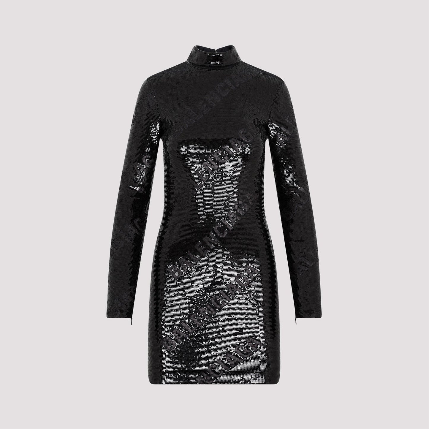 BALENCIAGA Elegant Turtleneck Dress