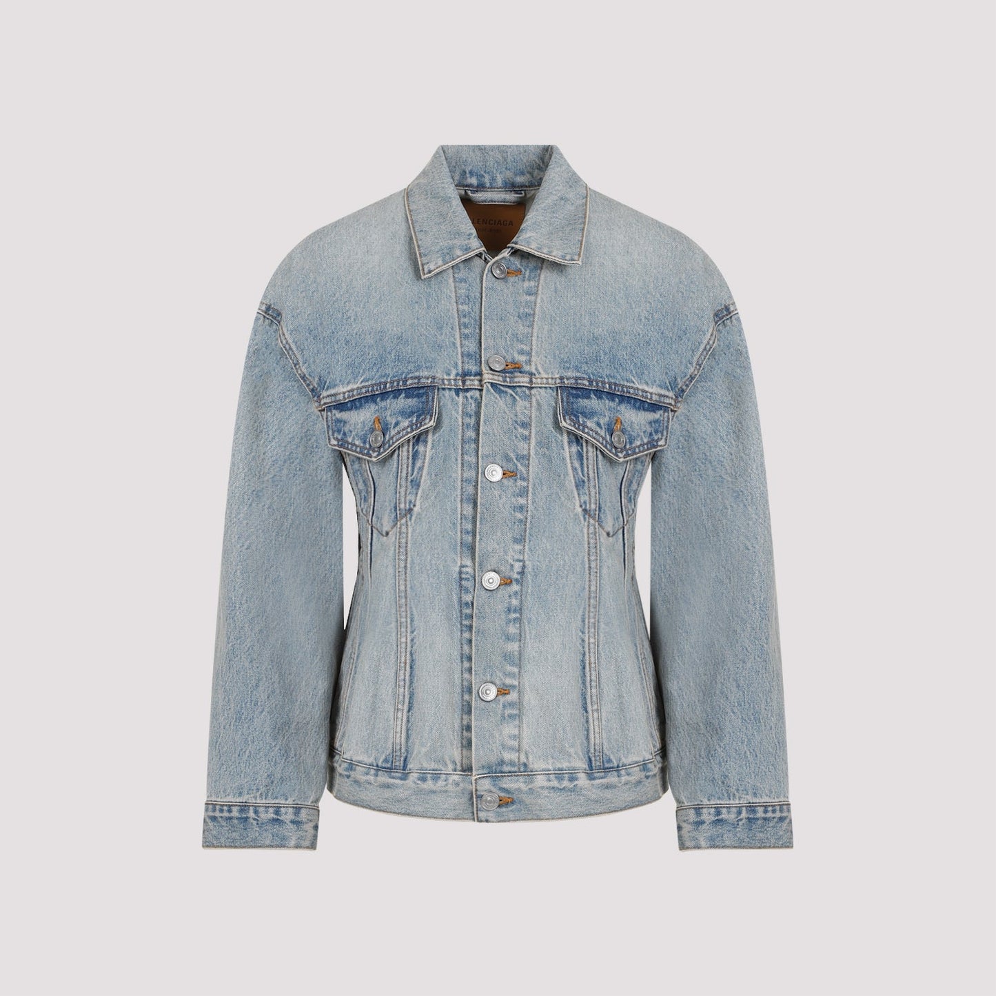 BALENCIAGA Hourglass Denim Jacket for Women