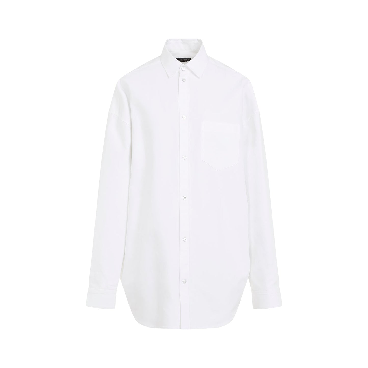 BALENCIAGA Chic Cotton Shirt with Pointed Collar