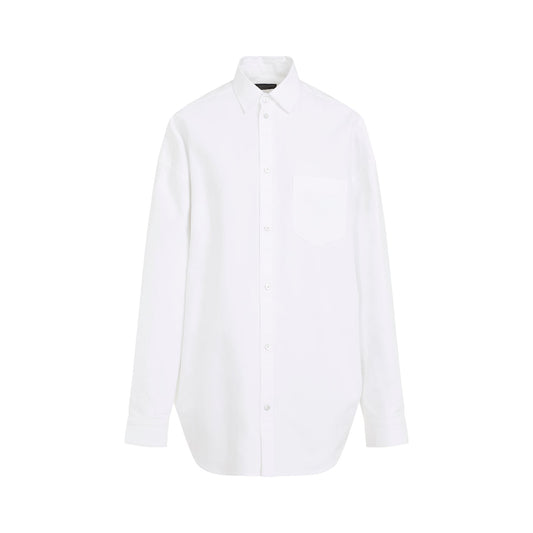 BALENCIAGA Chic Cotton Shirt with Pointed Collar