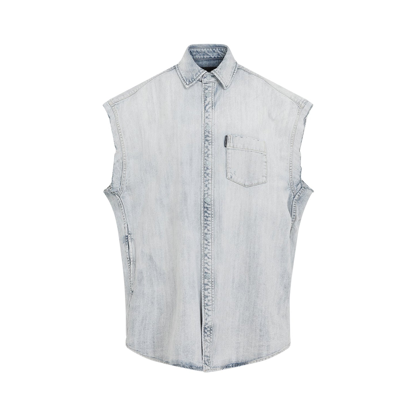 BALENCIAGA Stunning Ripped Sleeve Shirt for Men - Fall Winter 24/25