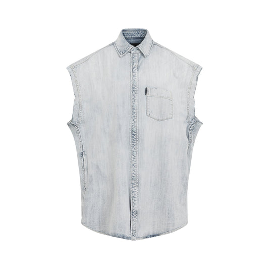 BALENCIAGA Stunning Ripped Sleeve Shirt for Men - Fall Winter 24/25