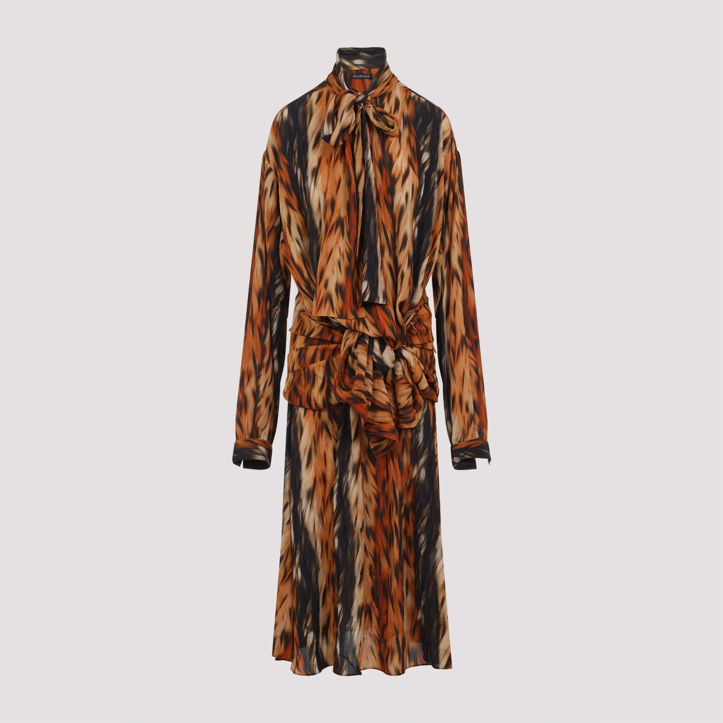 BALENCIAGA Elegance Embellished 814346 Mini Dress