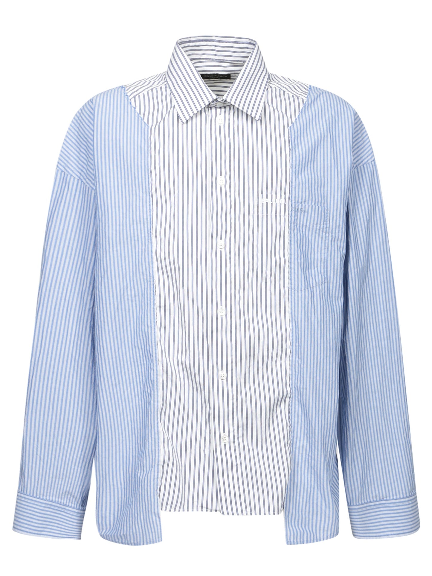 BALENCIAGA Classic Vertical Stripe Shirt for Men - FALL WINTER 24/25