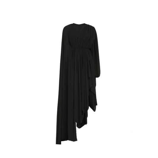 BALENCIAGA Asymmetric Hem Crepe Dress