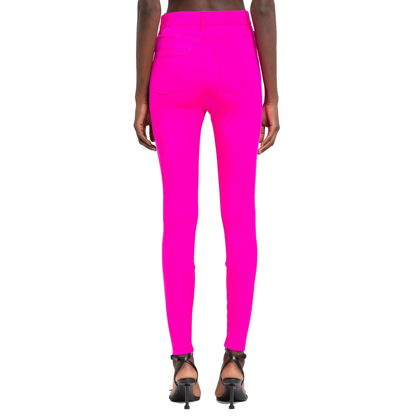 BALENCIAGA High-Waisted Mini Leggings Pants