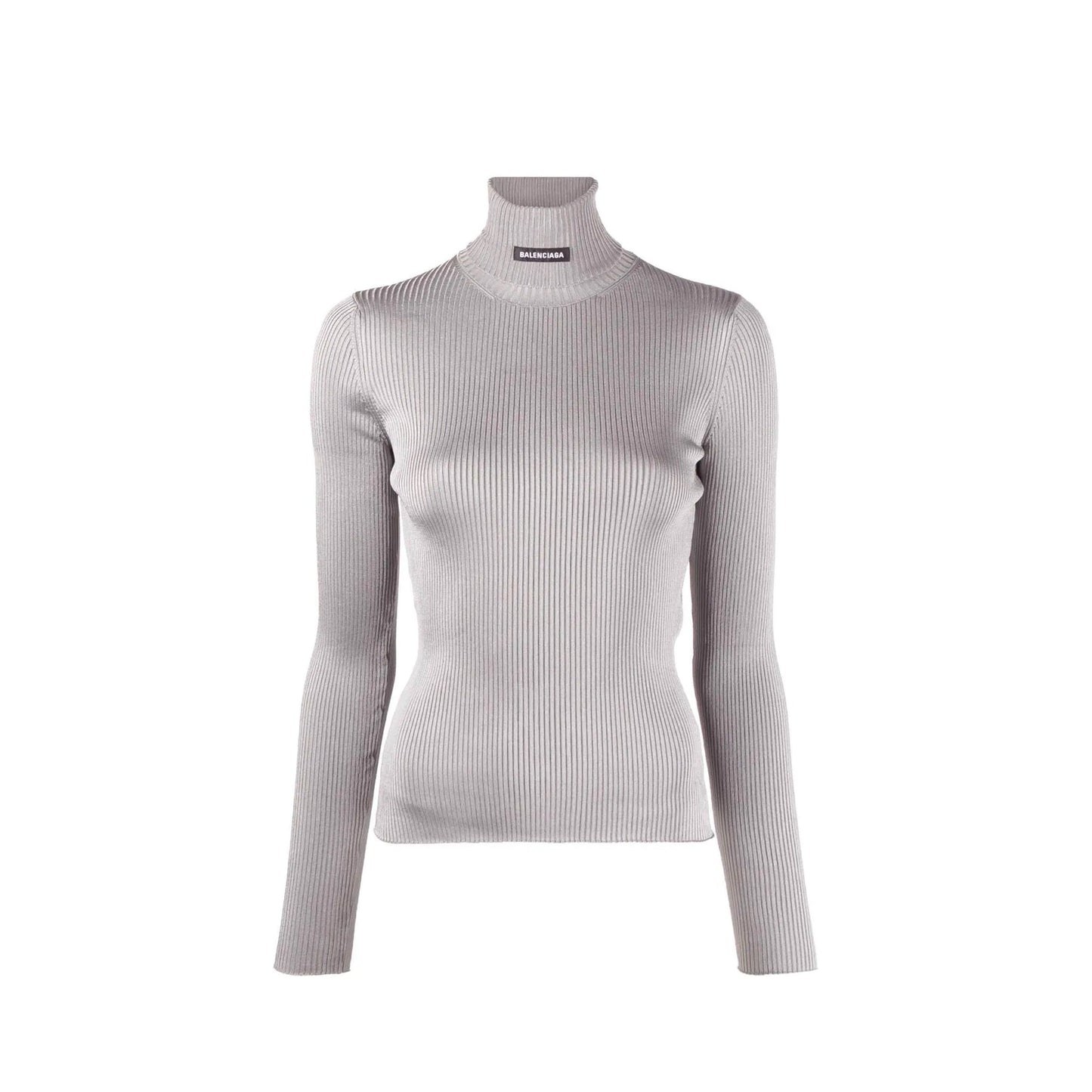 BALENCIAGA Ribbed Turtleneck Sweater for Women