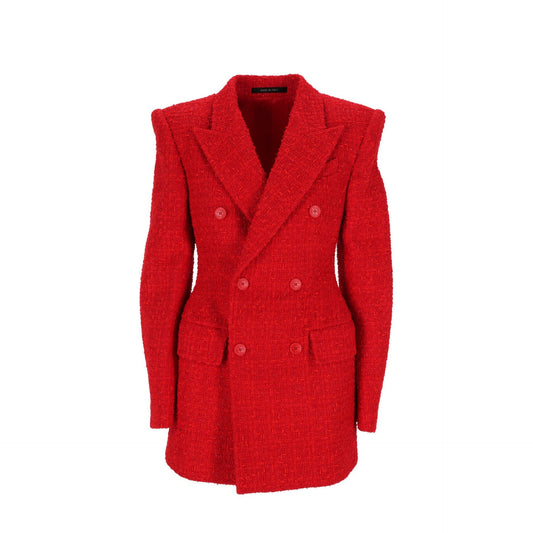 BALENCIAGA Tweed Blazer Jacket