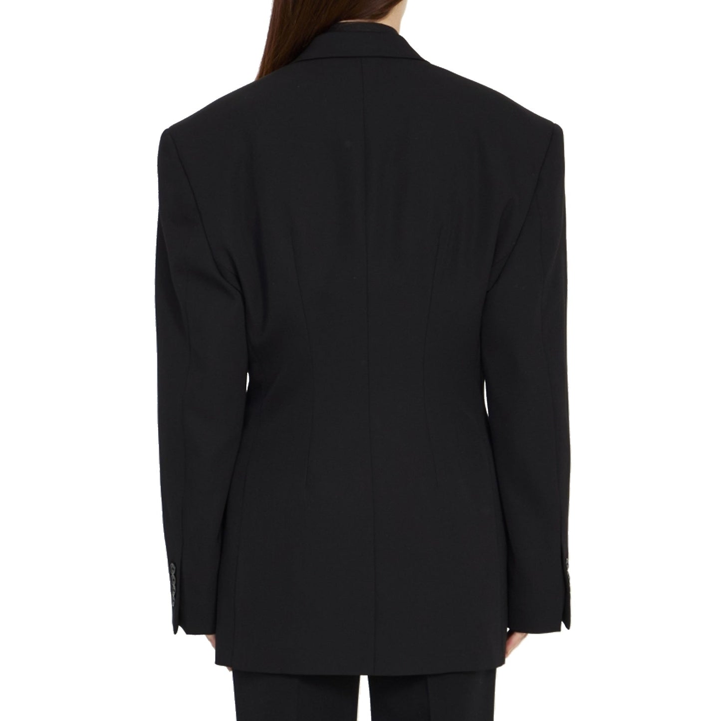 BALENCIAGA Chic Slim Fit Wool Jacket for Women