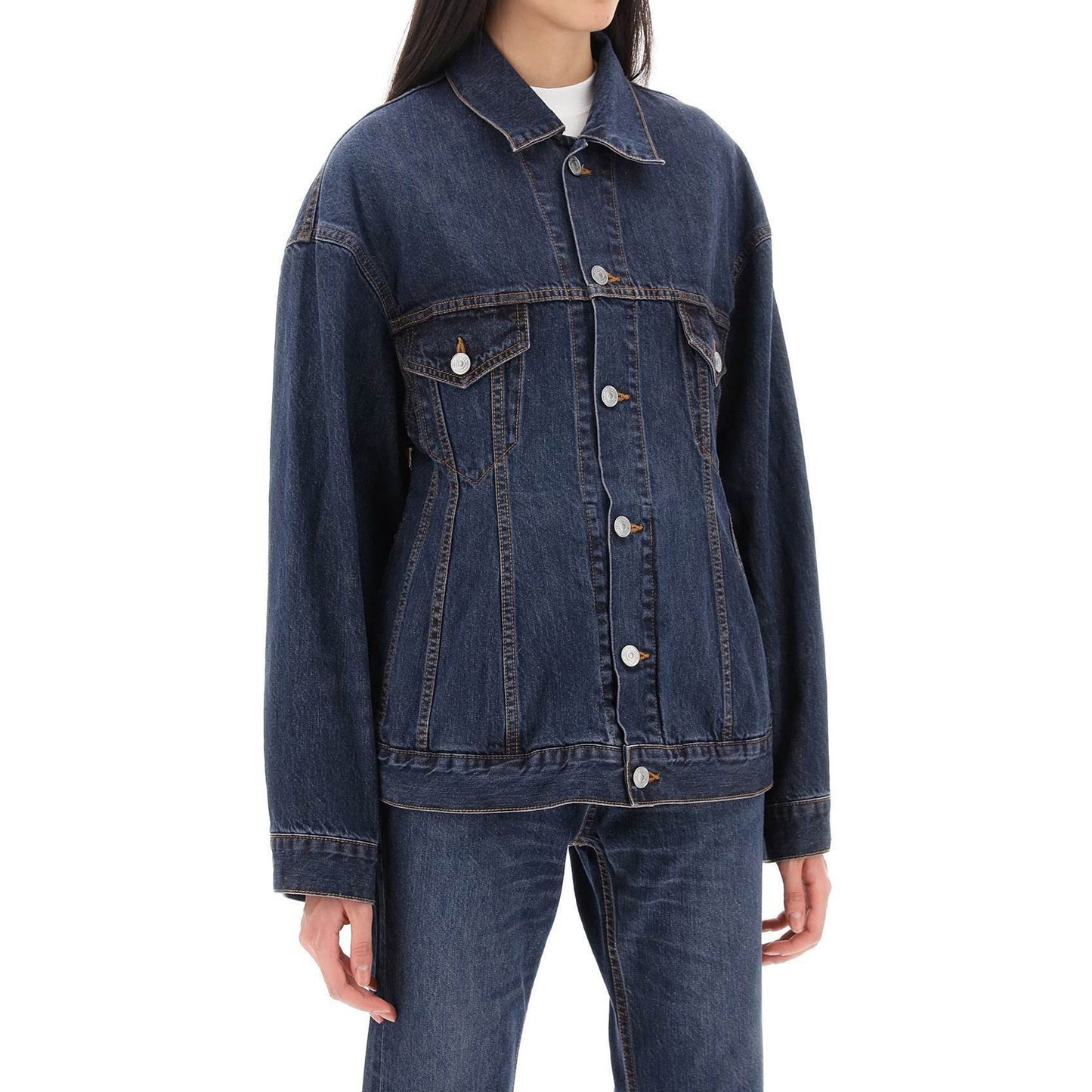BALENCIAGA Hourglass Denim Jacket