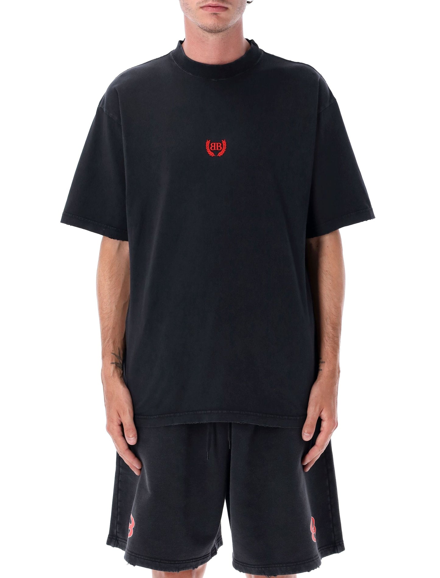 BALENCIAGA Laurel Classic T-Shirt - Medium Fit