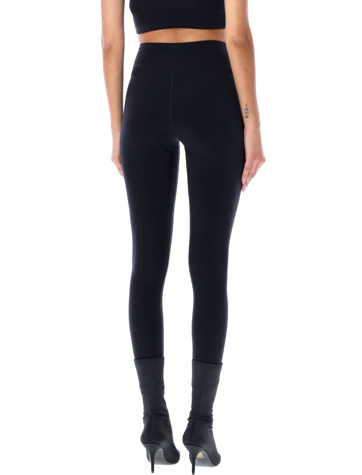 BALENCIAGA High-Waisted Active Leggings - Women's Size S