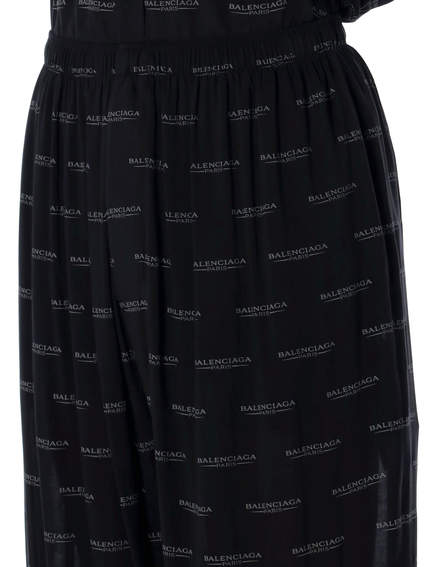 BALENCIAGA Logo Pyjama Pants - Wide Leg, Size 50