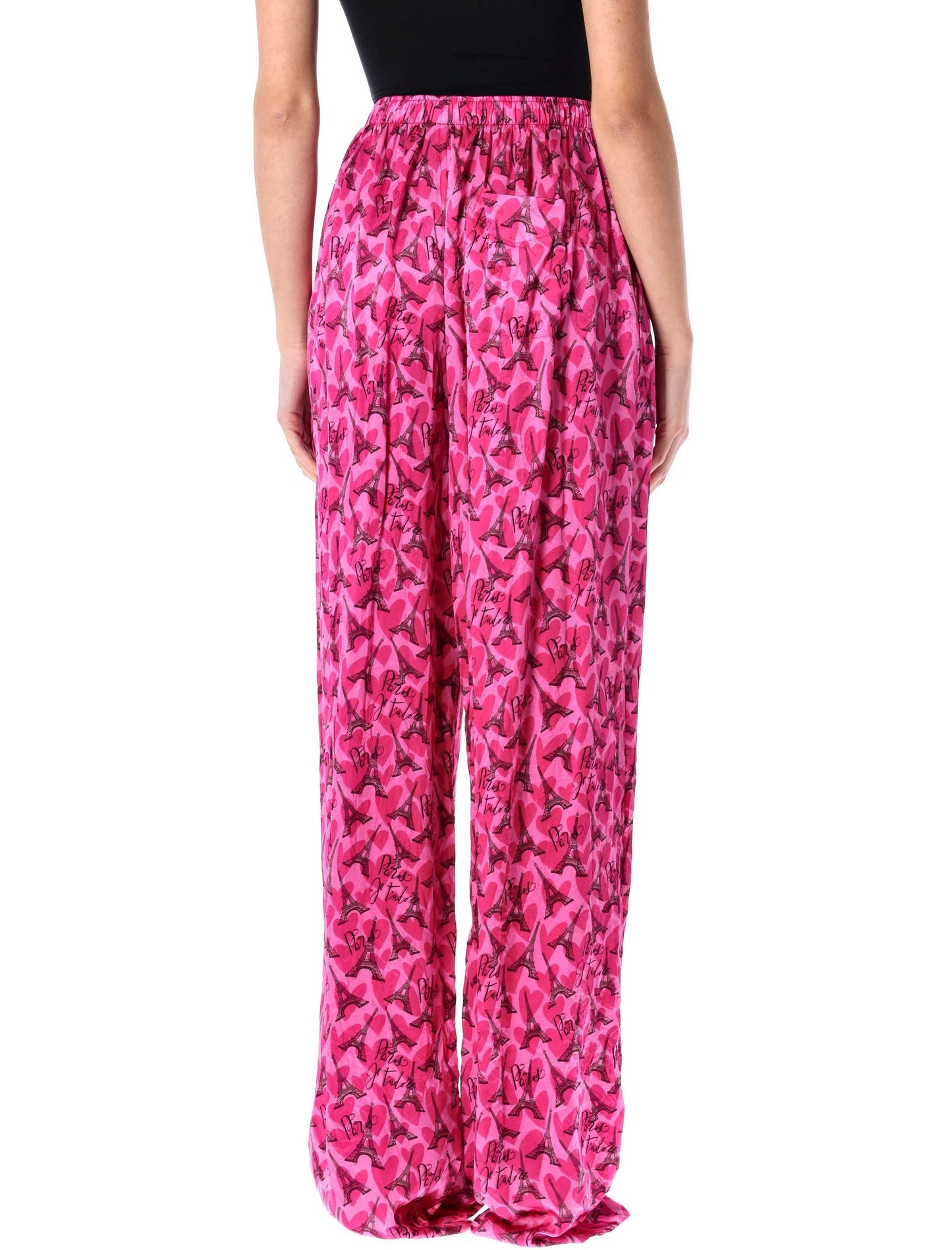 BALENCIAGA Luxurious Silk Satin Pyjama Pants - Size 36