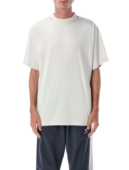BALENCIAGA Oversized Security Tape Logo T-shirt