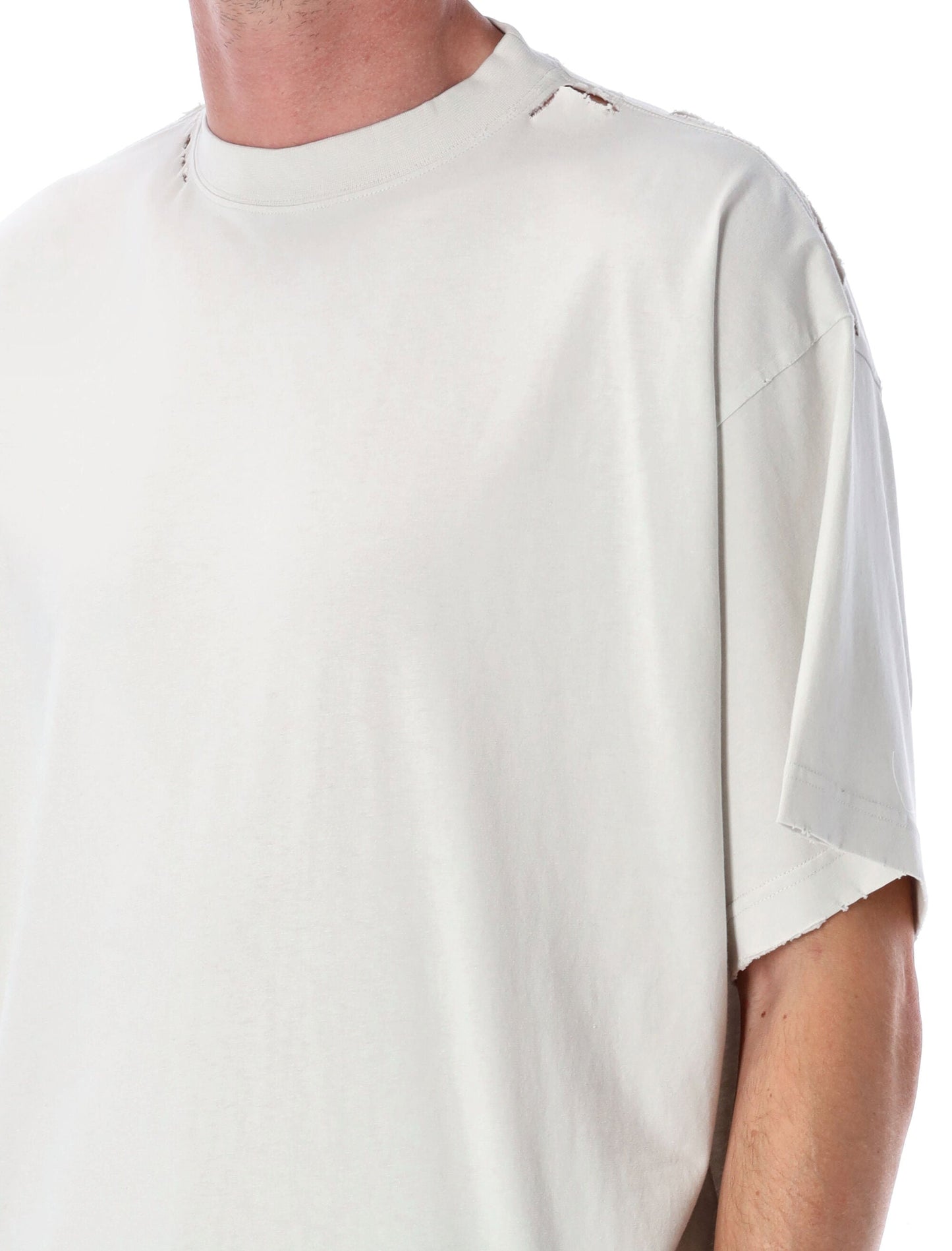 BALENCIAGA Oversized Security Tape Logo T-shirt
