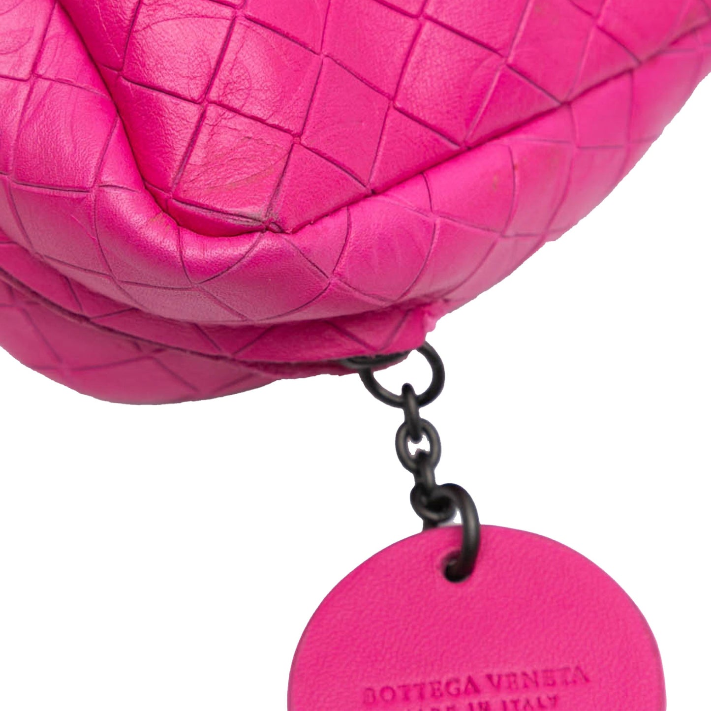 Bottega Veneta Sac Leather Intrecciomirage Butterfly Chain Flap