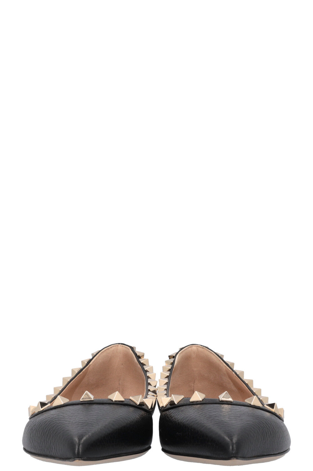 VALENTINO Rockstud Ballet Flats Black