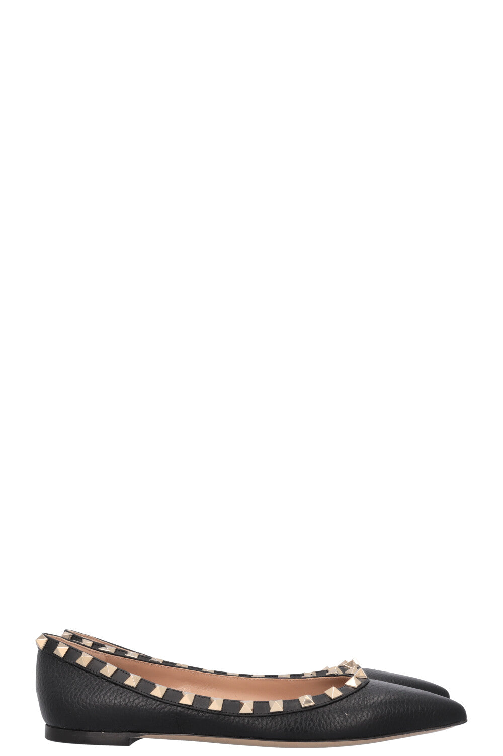 VALENTINO Rockstud Ballet Flats Black