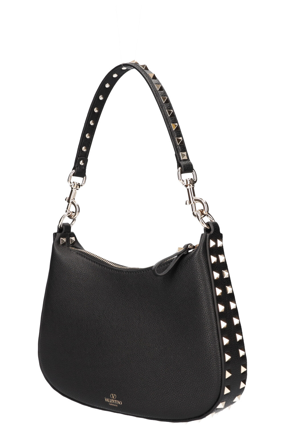 VALENTINO Small Hobo Rockstud Crossbody Bag