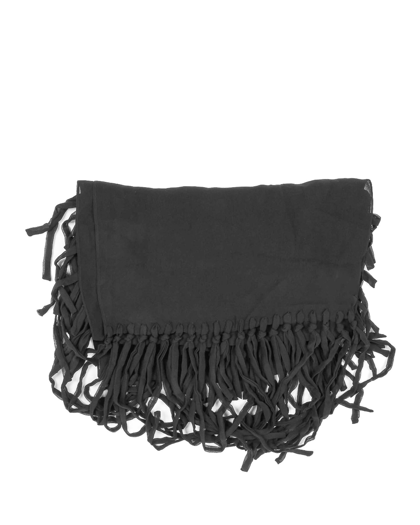 Bottega Veneta Black Silk Shawl Black
