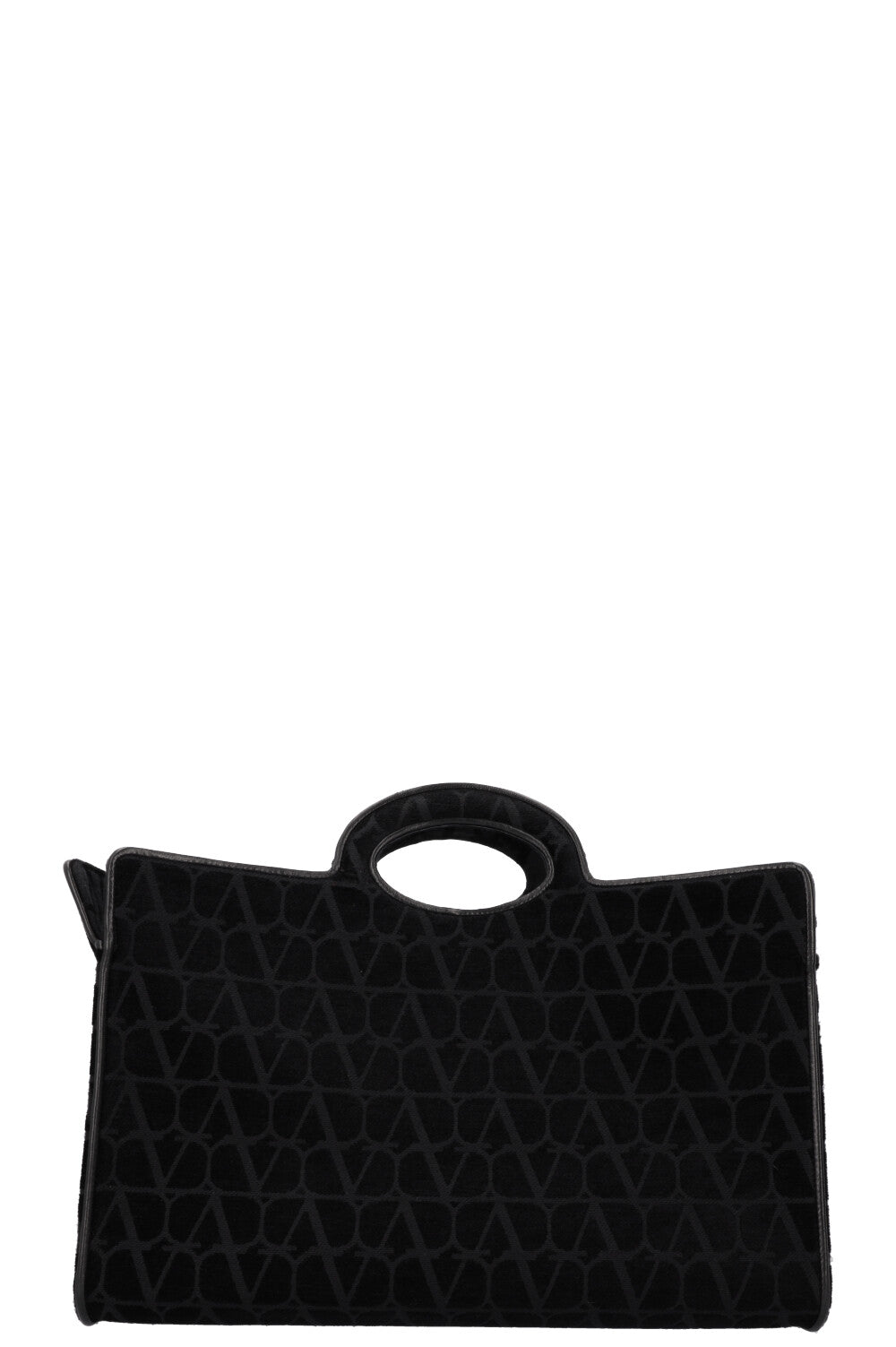 VALENTINO Le Troisieme Toile Tote Bag Black