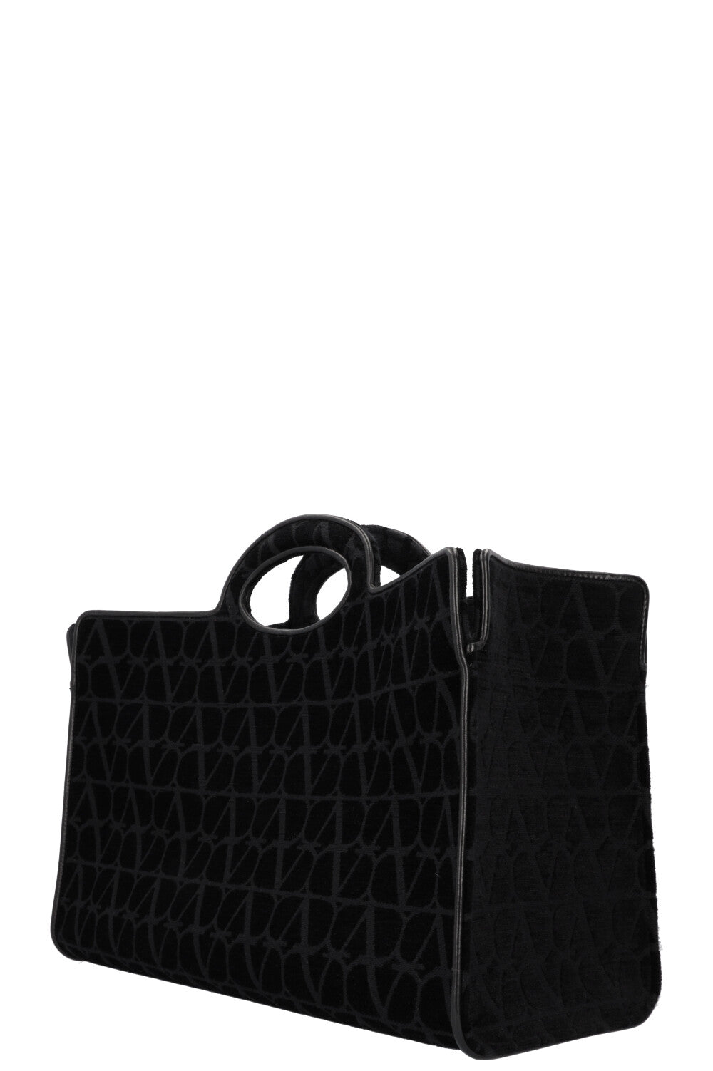 VALENTINO Le Troisieme Toile Tote Bag Black