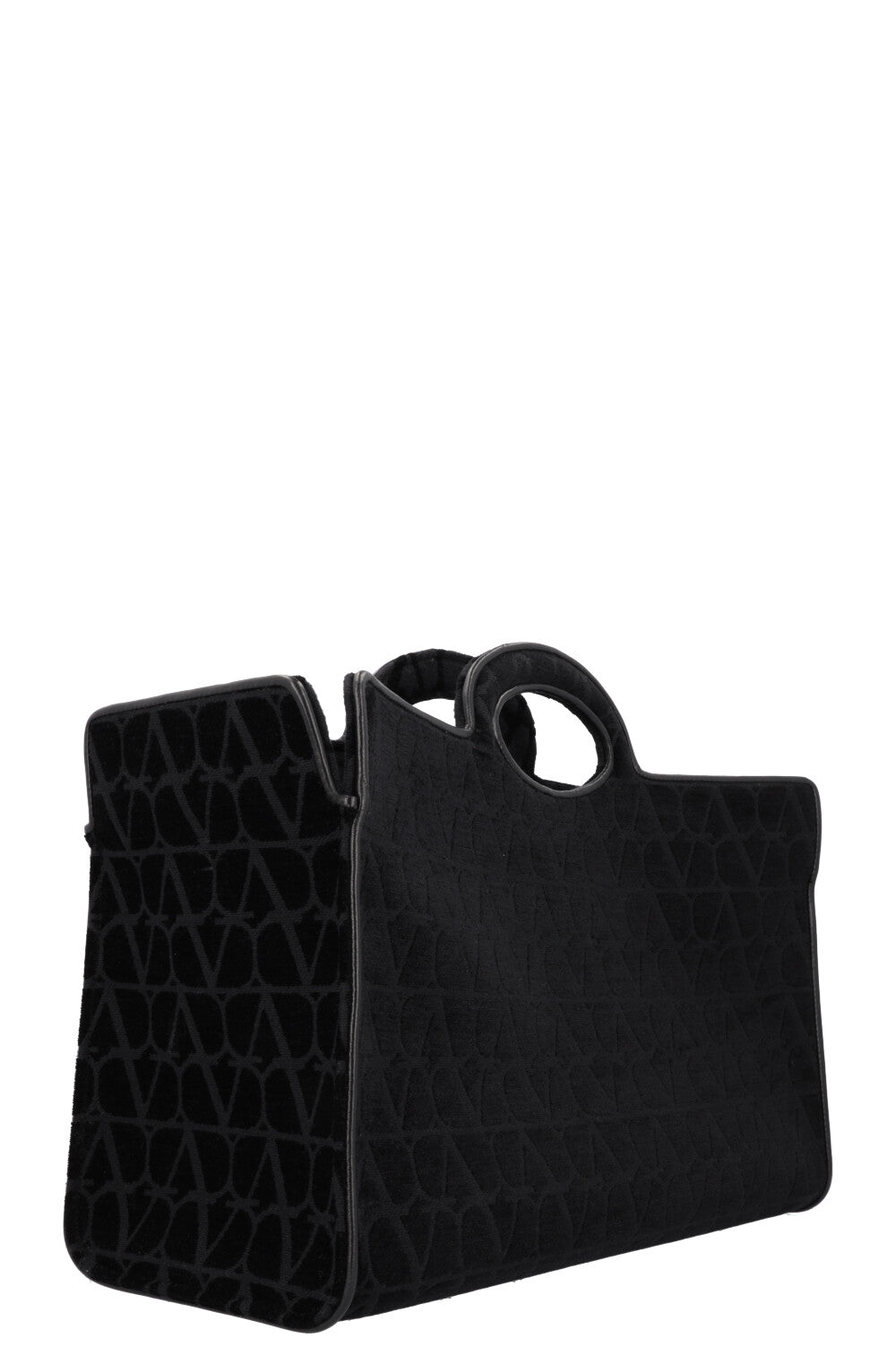 VALENTINO Le Troisieme Toile Tote Bag Black