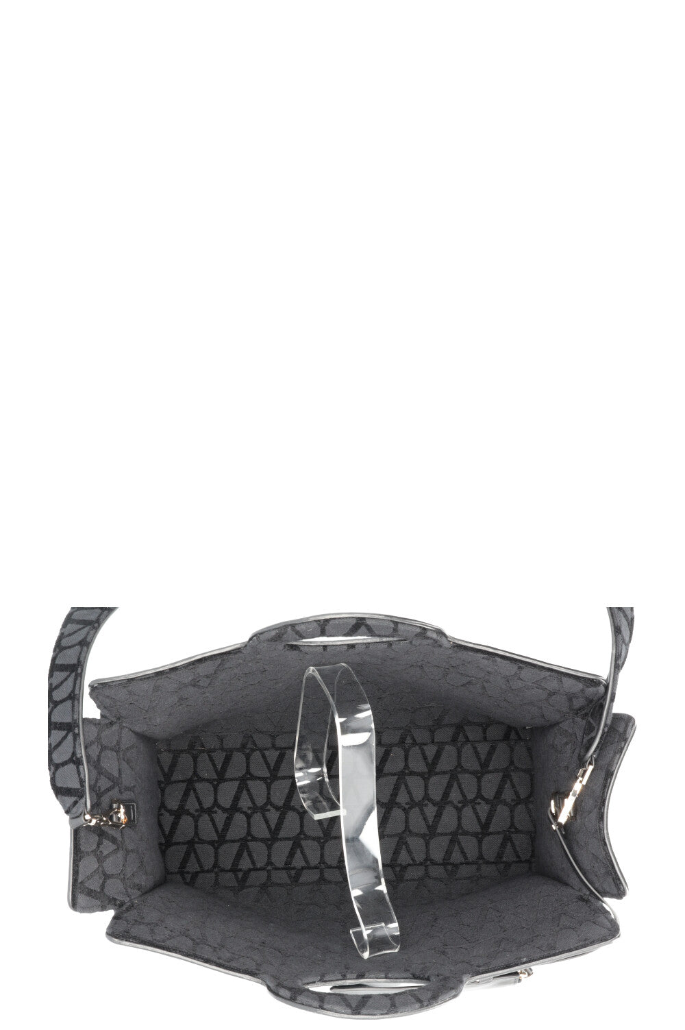 VALENTINO Le Troisieme Toile Tote Bag Black