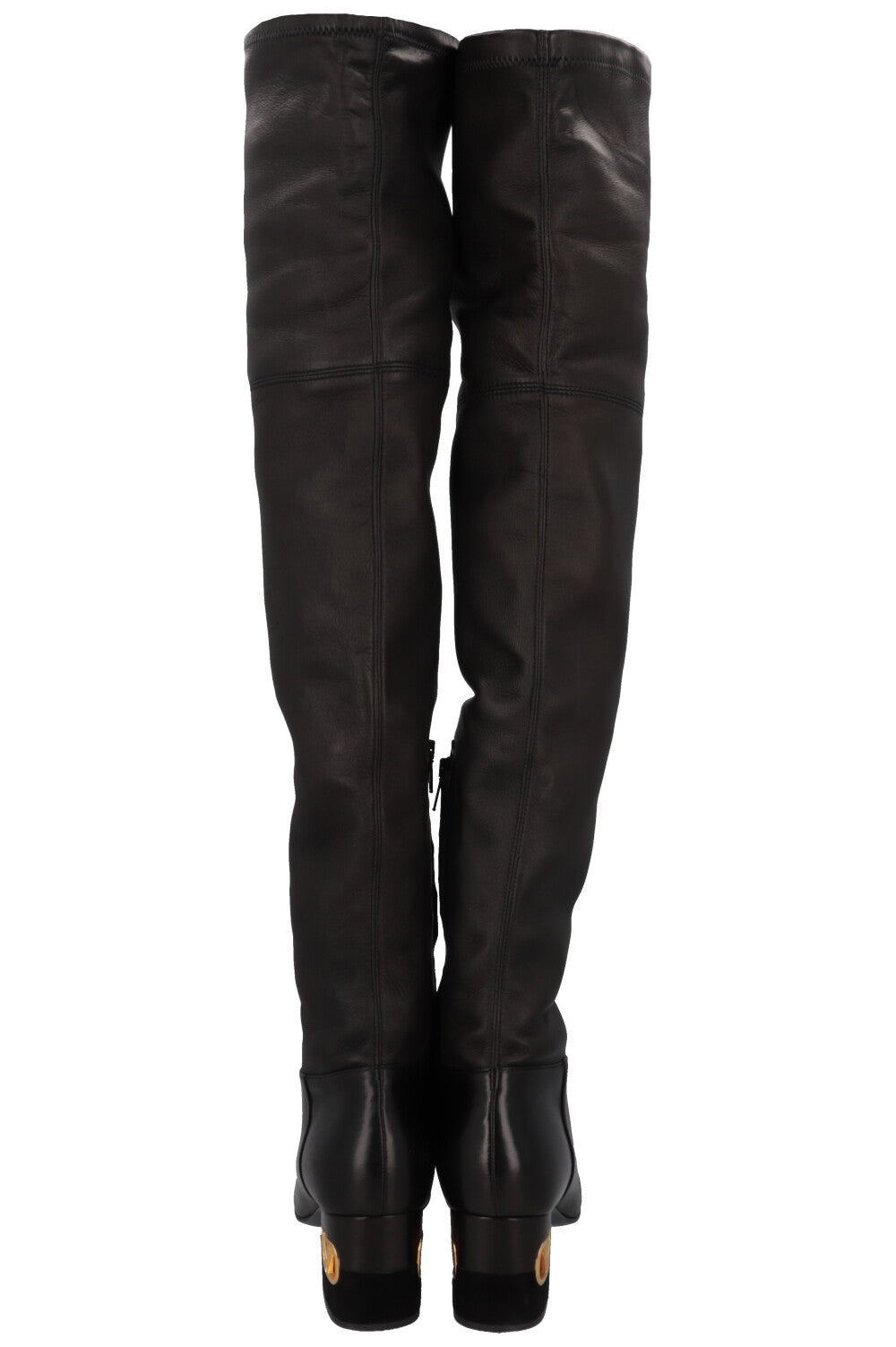 VALENTINO V Logo Boots Leather Black