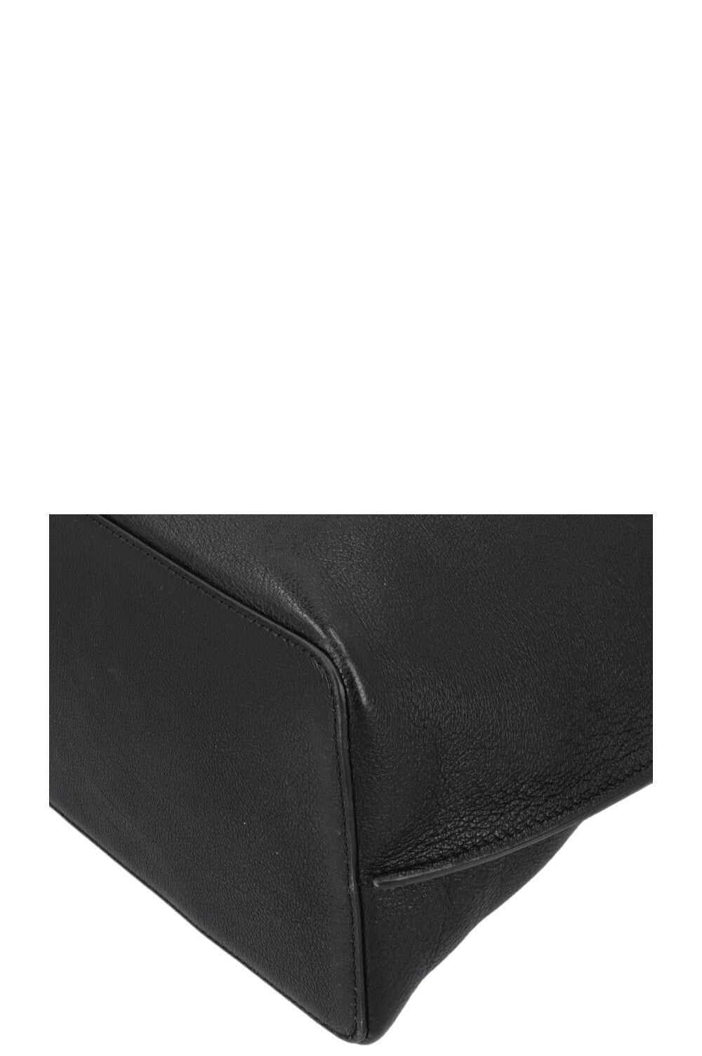 VALENTINO V logo Tote Bag Leather Black