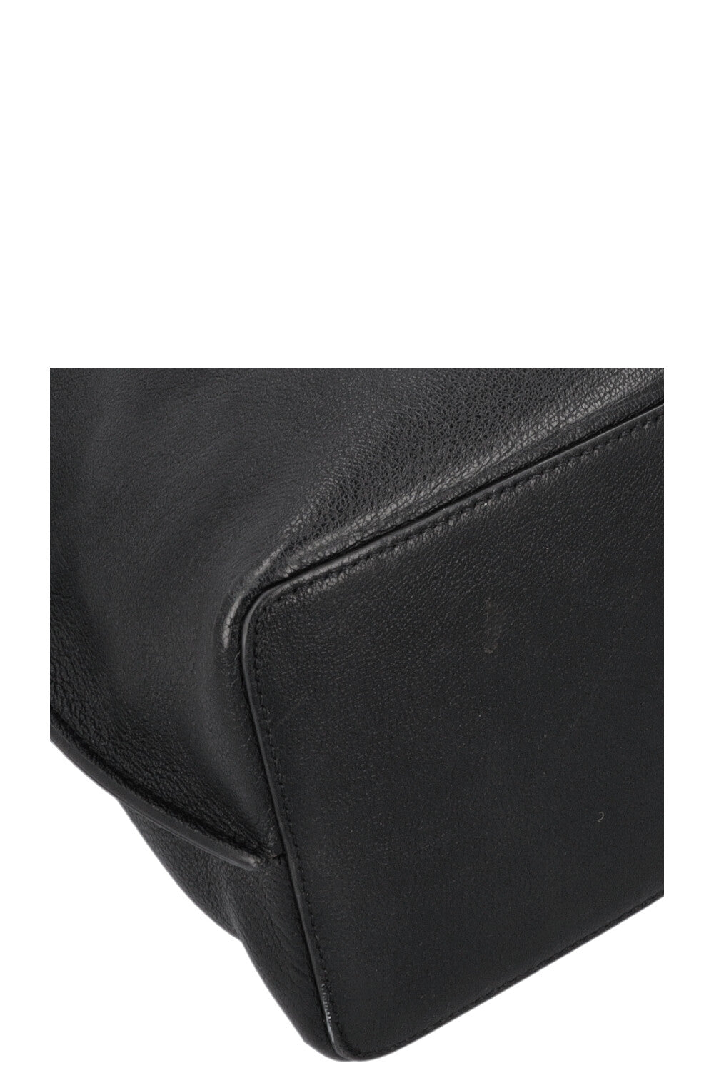 VALENTINO V logo Tote Bag Leather Black