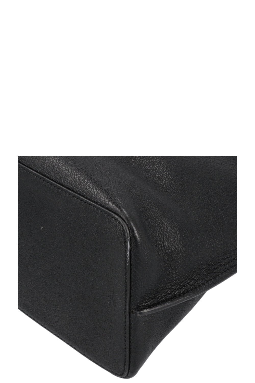 VALENTINO V logo Tote Bag Leather Black