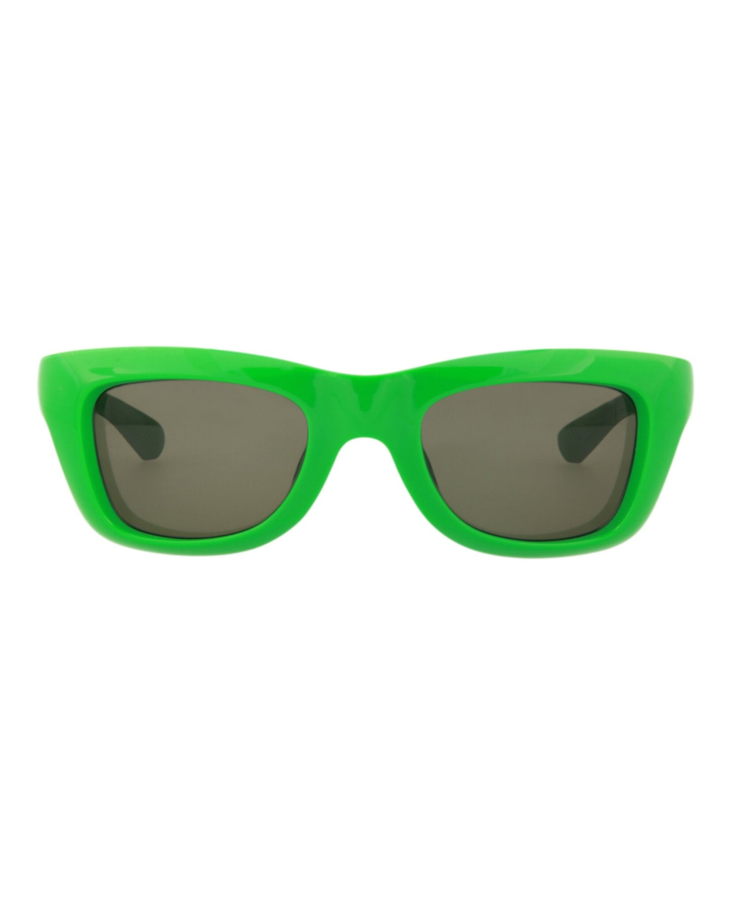 Bottega Veneta Mens Square/Rectangle Green Green Green Fashion Designer Eyewear Green Green Green