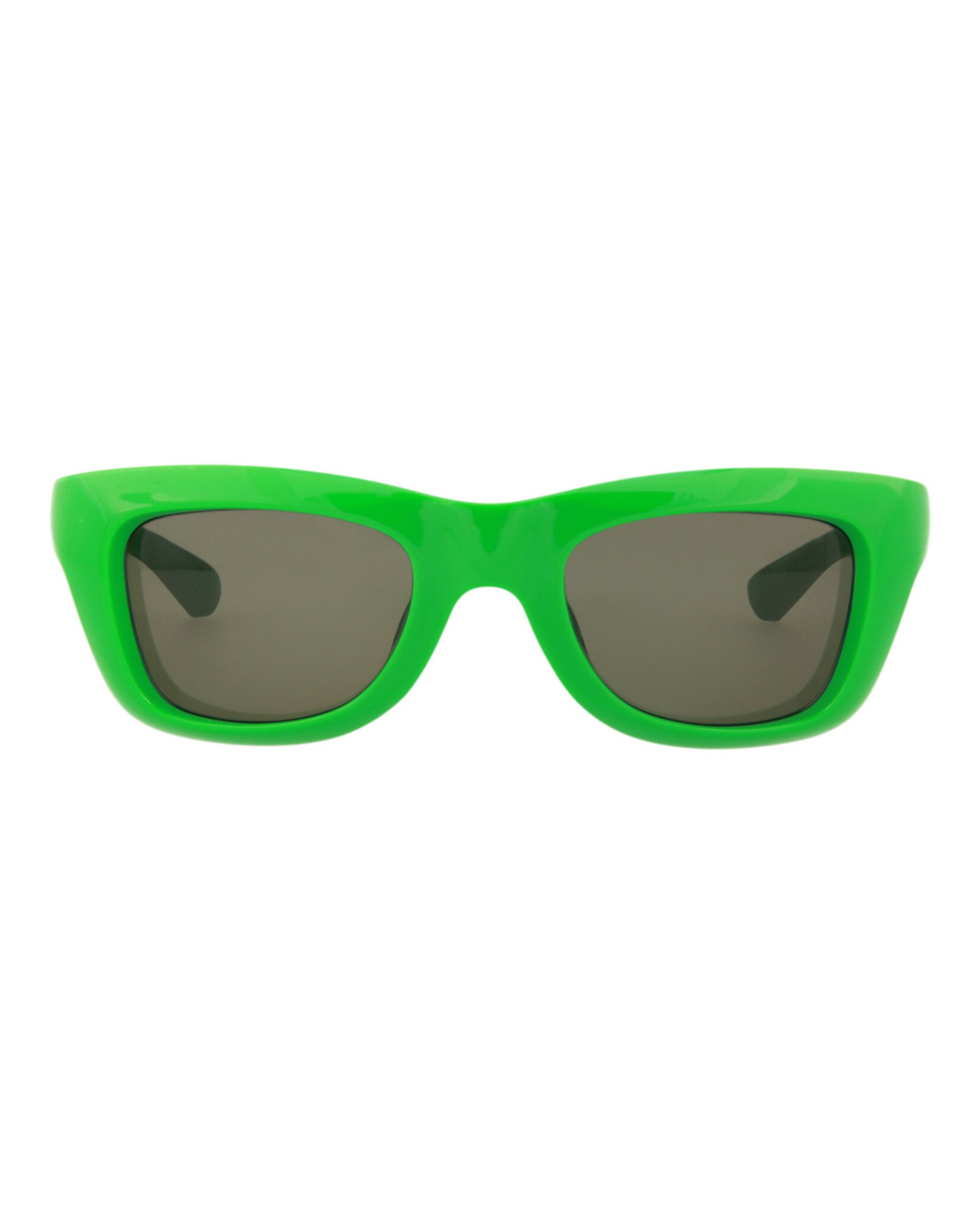 Bottega Veneta Mens Square/Rectangle Green Green Green Fashion Designer Eyewear Green Green Green