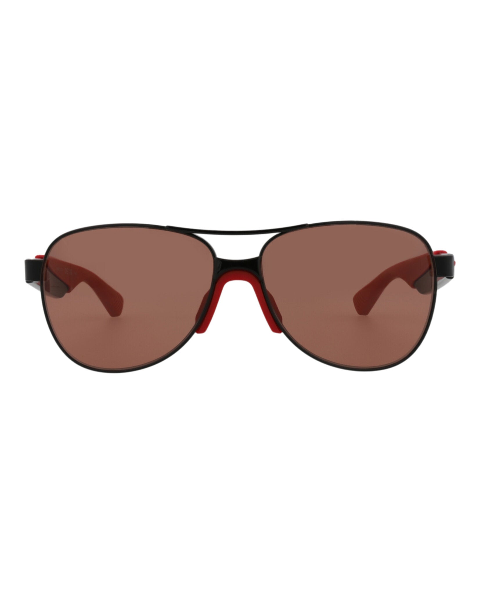 Bottega Veneta Mens Aviator Black Black Red Fashion Designer Eyewear Black Black Red