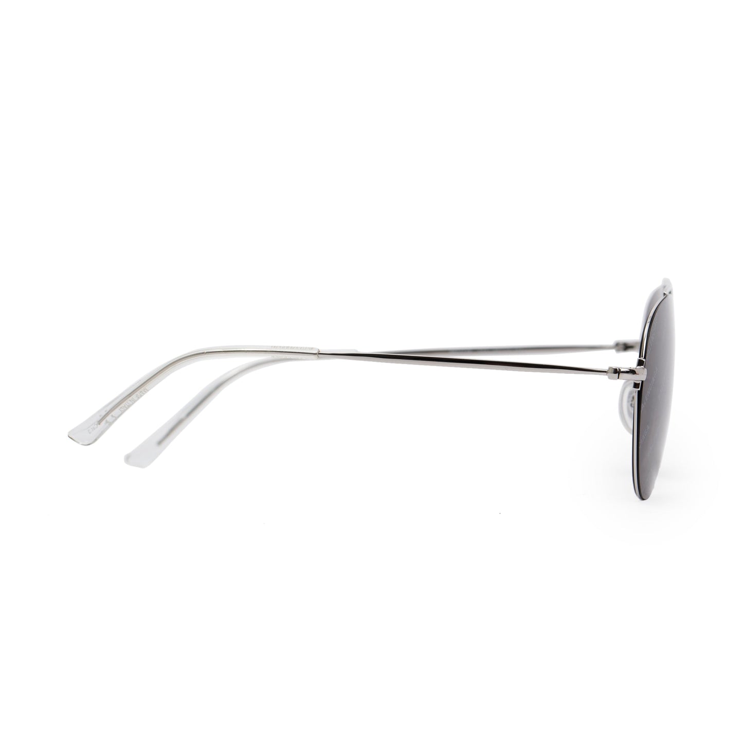 Balenciaga BB0013S Logo Aviator Tinted Sunglasses w/ Case