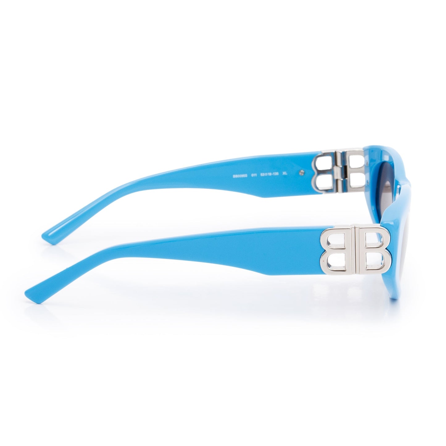 Balenciaga BB0095S Blue Acetate Dynasty D-Frame Sunglasses