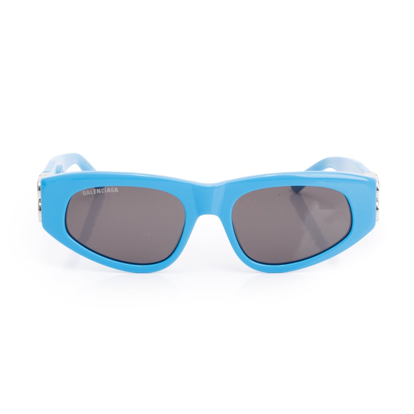 Balenciaga BB0095S Blue Acetate Dynasty D-Frame Sunglasses