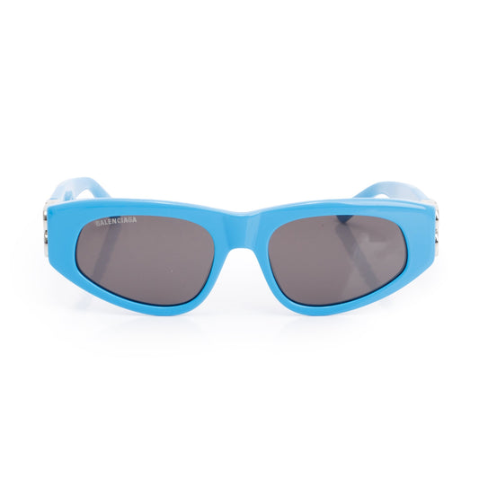 Balenciaga BB0095S Blue Acetate Dynasty D-Frame Sunglasses