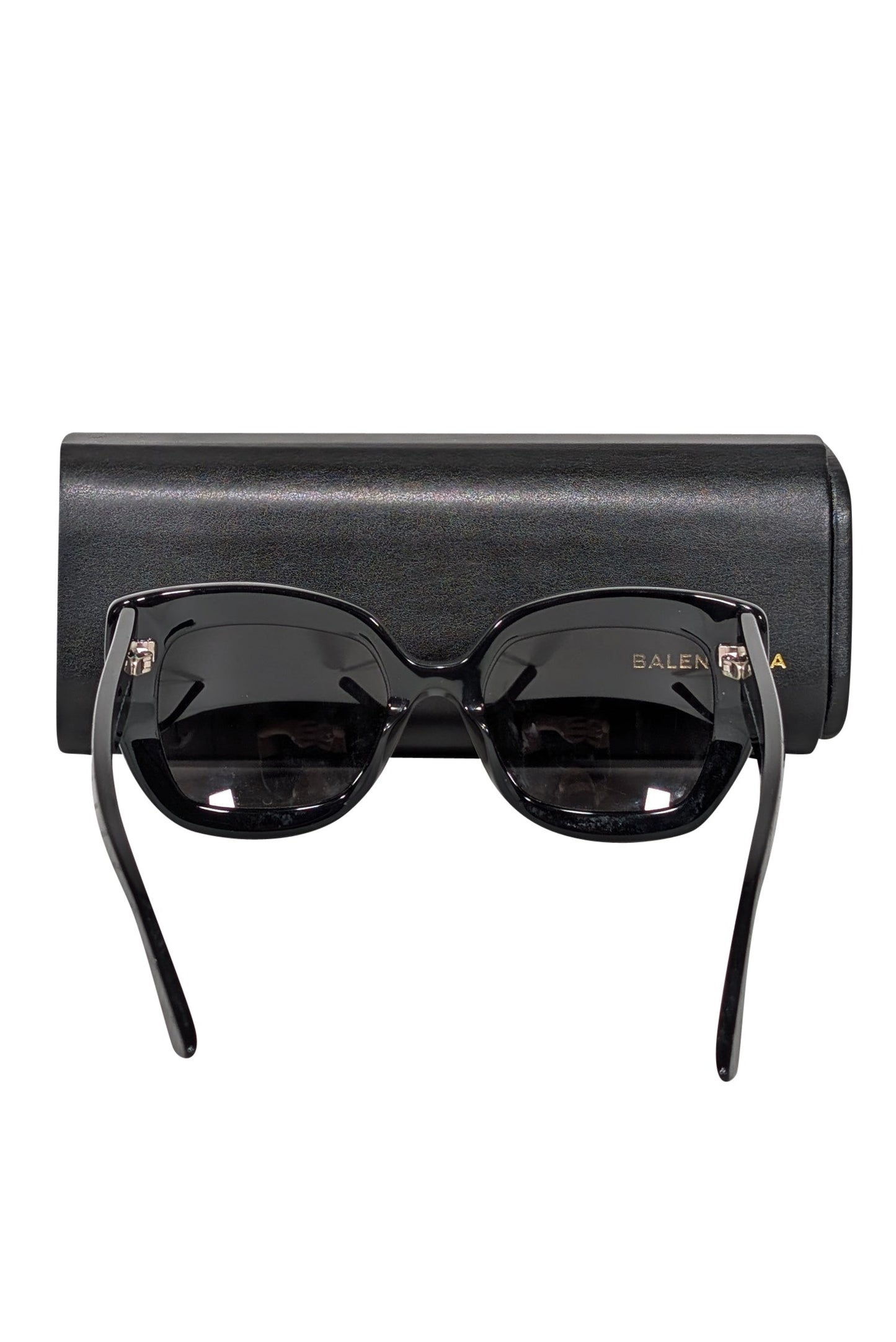 Balenciaga - Black Logo Lens Sunglasses