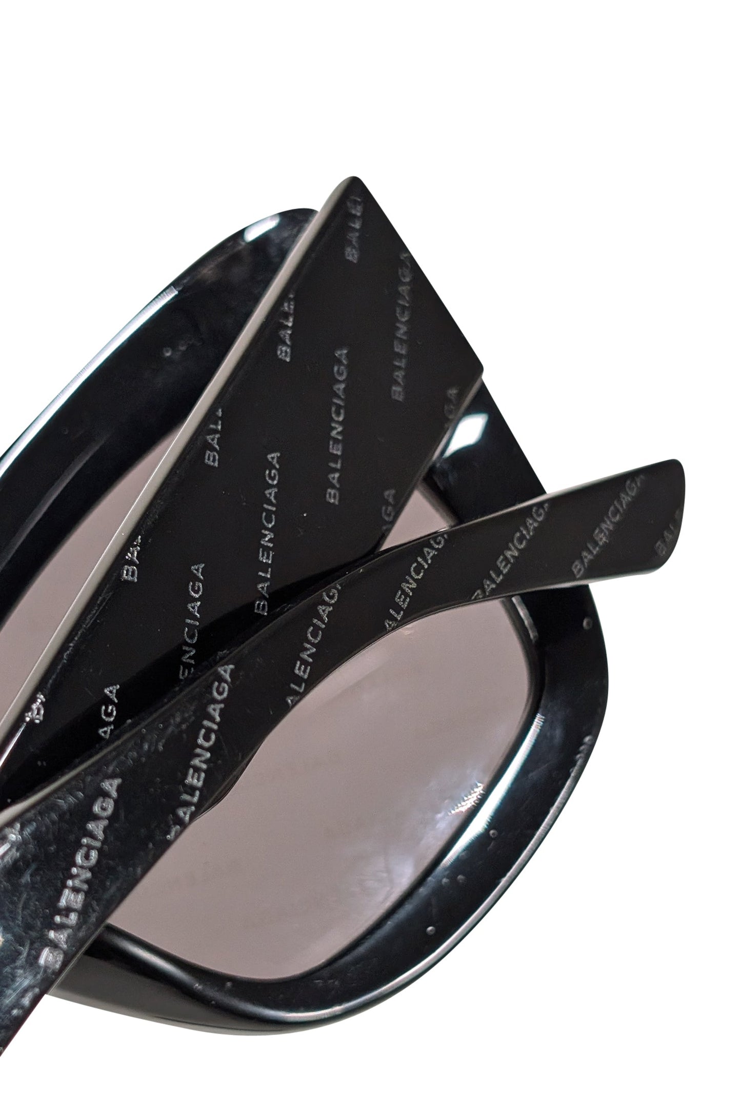 Balenciaga - Black Logo Lens Sunglasses