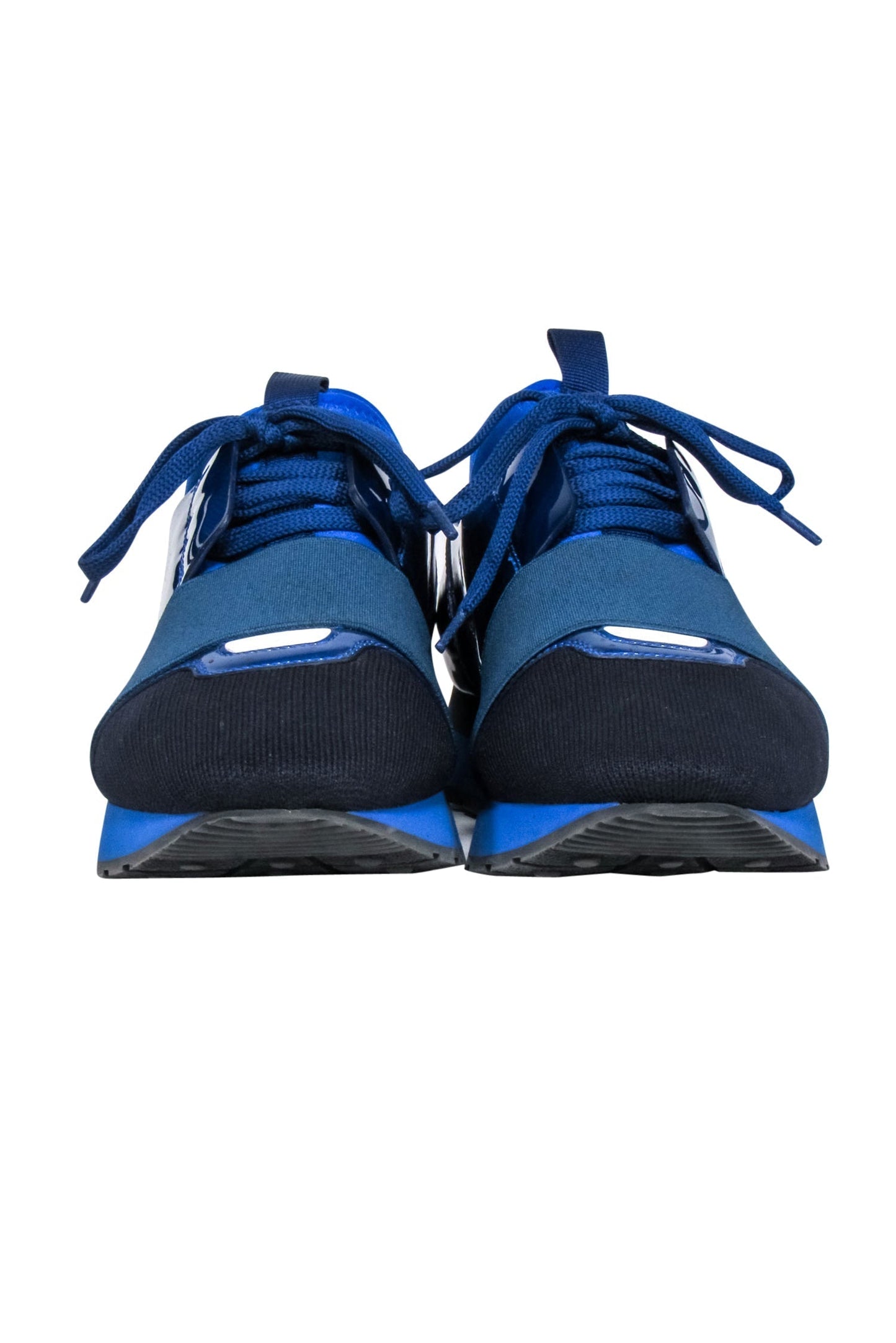 Balenciaga - Blue Lace Up Sneakers Sz 8