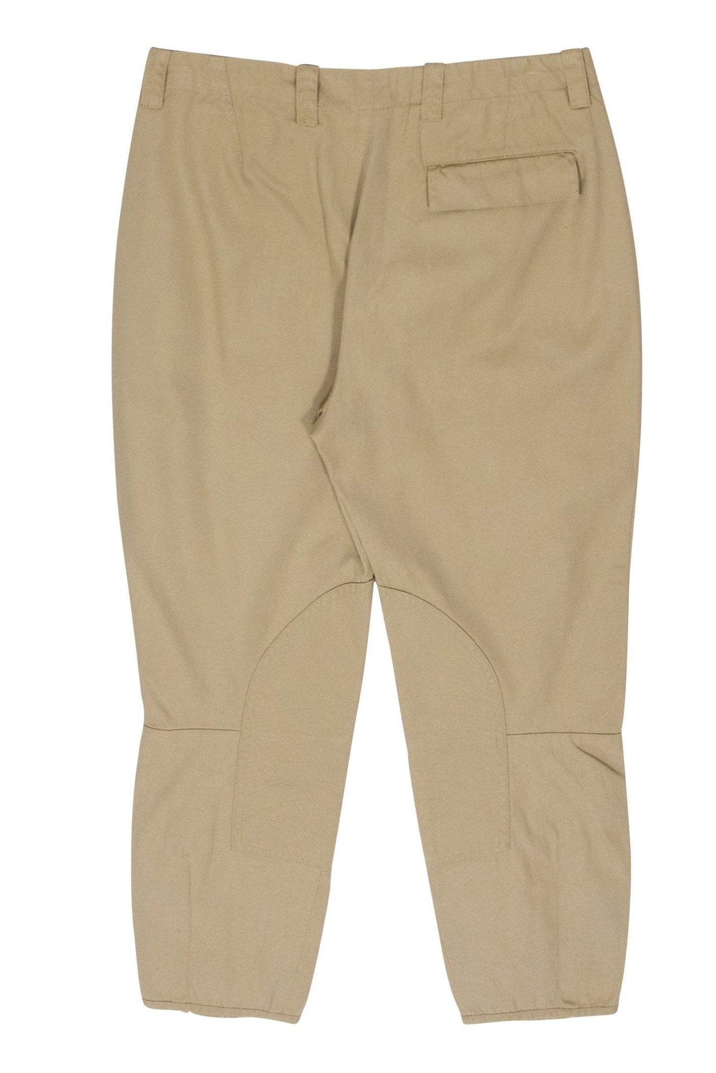 Balenciaga - Khaki Football-Style Skinny Cropped Pants Sz 2